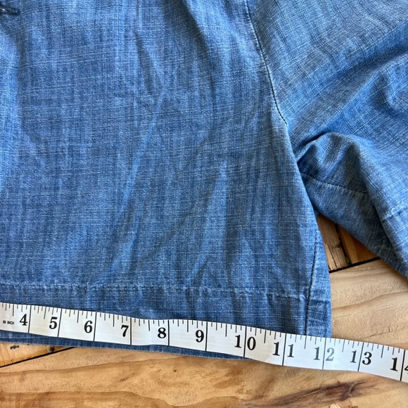 THE LIMITED Chambray tailored Bermuda Shorts size 10 - Picture 8 of 14